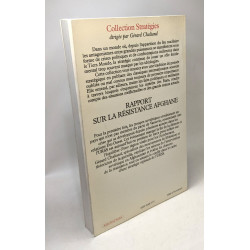 Rapport sur la résistance afghane (Bibliothèque Berger-Levrault)