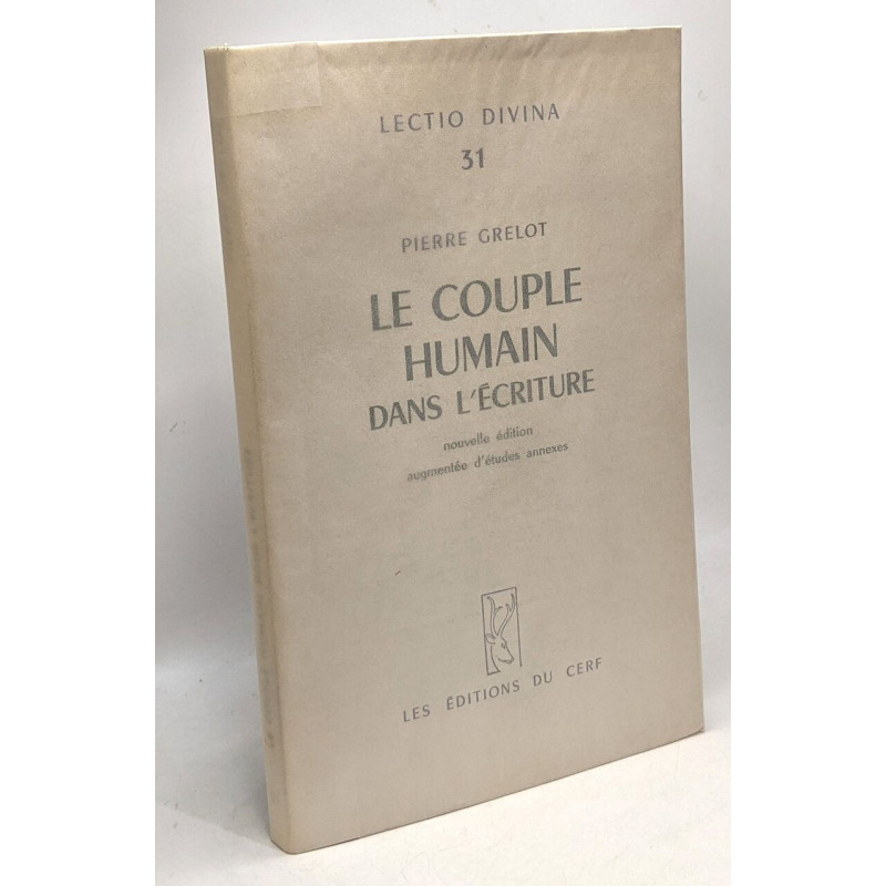 Le couple humain dans l'écriture - Lectio Divina 31