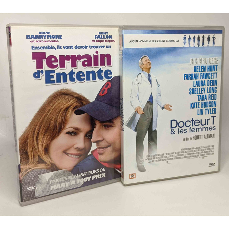 2 DVD Romance: Terrain d'entente + Docteur T et les femmes...