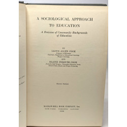 A sociological approach to education - a revision of community...