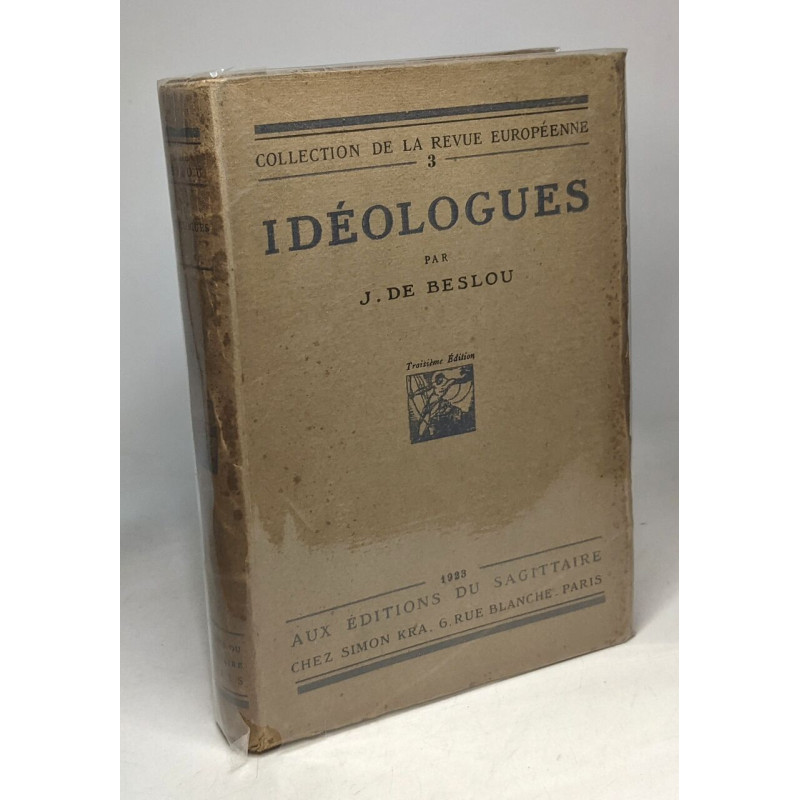 Idéologues - Collection de la Revue Européenne 3