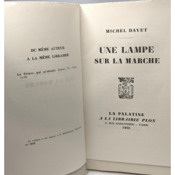 Une lampe sur la marche - exemplaire numéroté L.6