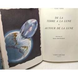 De la terre à la Lune - Autour de la Lune --- illustrations de...