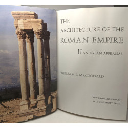 The Architecture of the Roman Empire: An Urban Appraisal VOLUME II