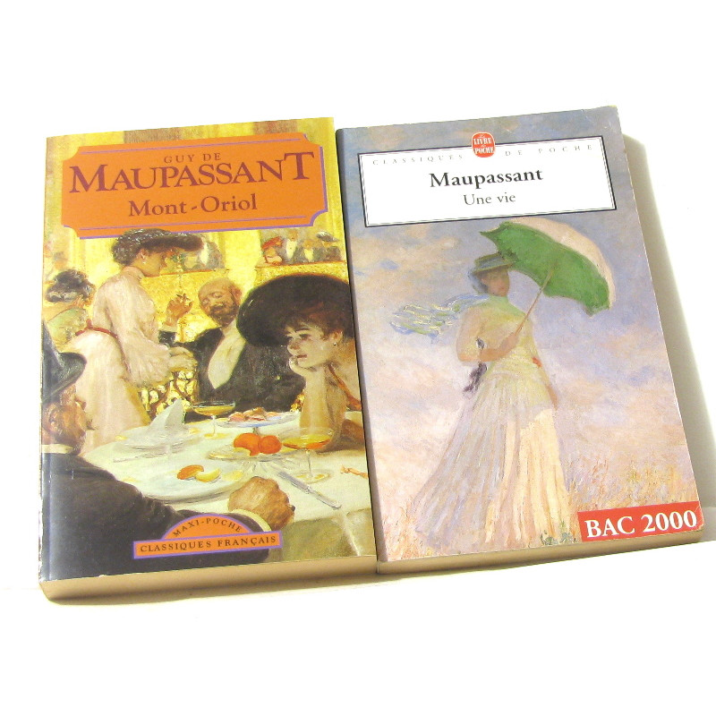 (Lot de 2 livres) Mont-Oriol - maupassant