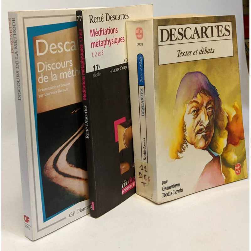 Descartes : Textes et Débats + Discours de la méthode +...