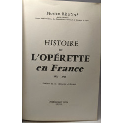 Histoire de l'opérette en France