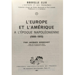 L'europe et l'amerique a l'epoque napoleonienne