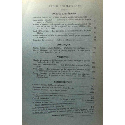 Revue des études grecques - publication trimestrielle - TOME...