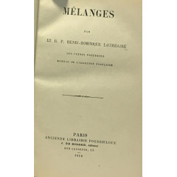 Mélanges tome IX
