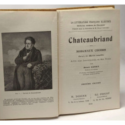 Chateaubriand - morceaux choisis - extraits des oeuvres complètes...