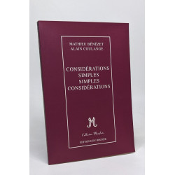 Considérations simples simples considérations