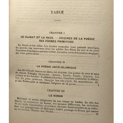 Littérature arabe - histoire des littératures