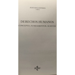 Derechos humanos : concepto fundamentos sujetos (Derecho -...