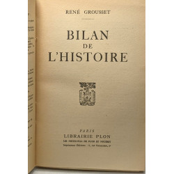 Bilan de l'Histoire