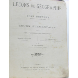 Leçons de géographie - cours élémentaire
