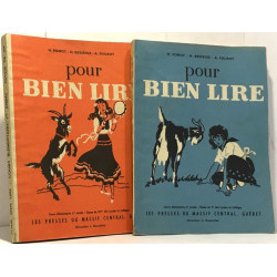 Pour bien lire cours élémentaire 1ere et 2e années --- Deux livres