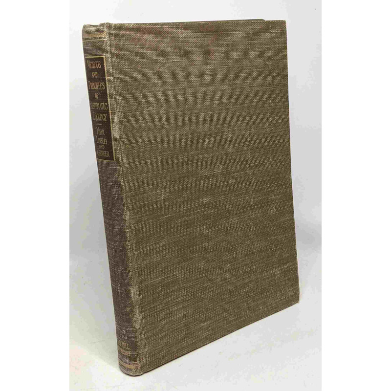 Methods and principles of systematic zoology
