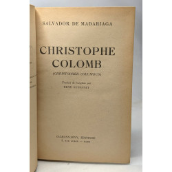 Christophe Colomb (Christopher Colombus) - traduit par René Guyonnet