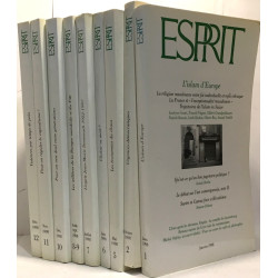Revue Esprit année 1998 10 numéro en 9 volumes:...