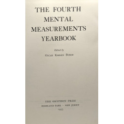 The fourth mental measurements yearbook