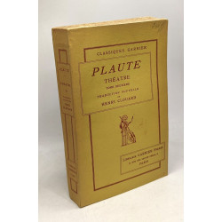 Plaute - théâtre tome deuxième - traduction nouvelle de Henri...