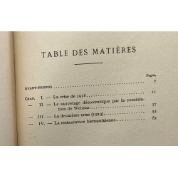La restauration de l'Empire de Bismarckien - les problèmes...