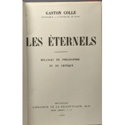 Les éternels - mélanges de philosophie et de critique
