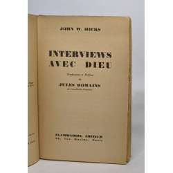 Interviews avec Dieu - traduction et préface de Jules Romains