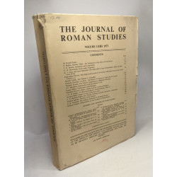 The Journal of Roman Studies - VOLUME LXIII - 1973