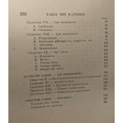 Grammaire de l'ancien Egypte (hiéroglyphes)