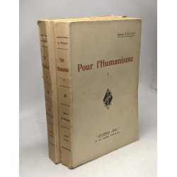 Pour l'humanisme - TOME 1 et 2