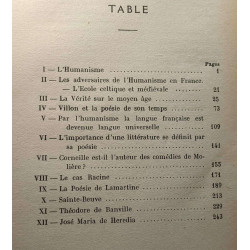 Pour l'humanisme - TOME 1 et 2