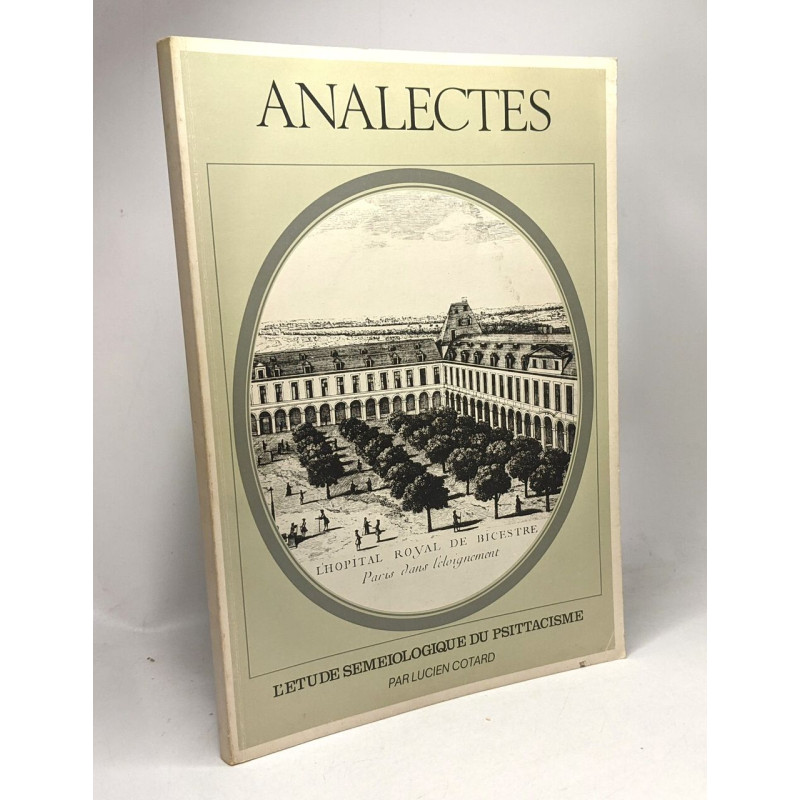 L'étude semeiologique du psitytacisme - ANALECTES (fac-simile de...