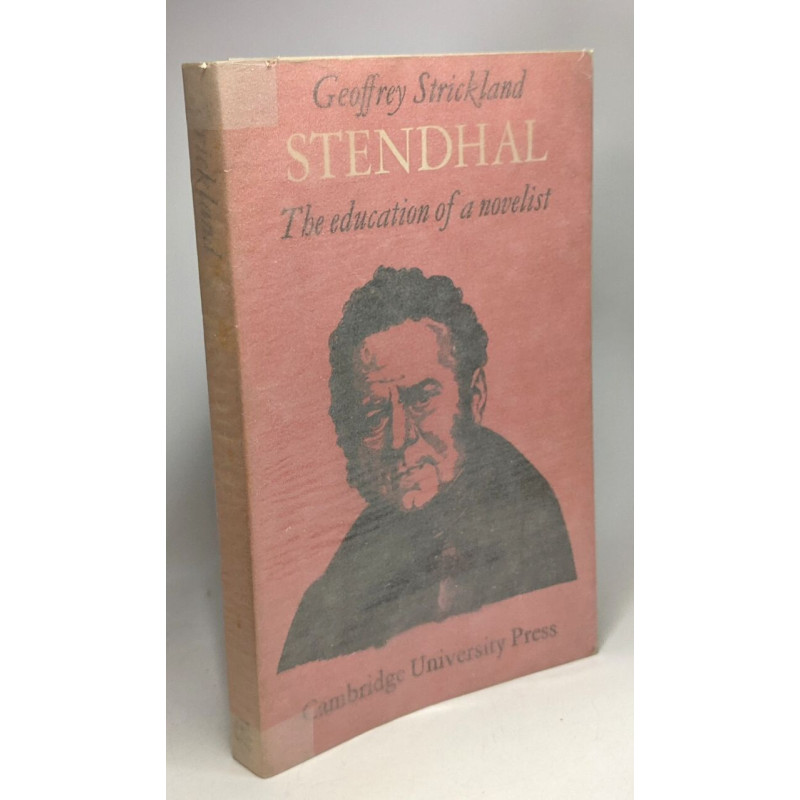 Stendhal: Education of a Novelist
