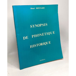 Synopsis de phonétique historique