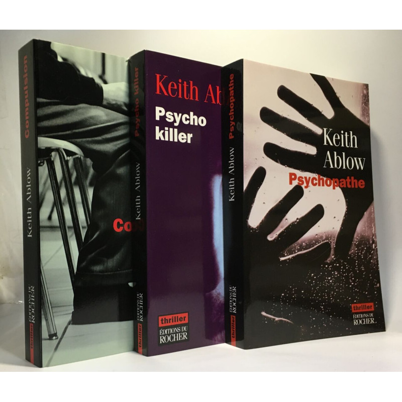 Compulsion + Psycho Killer + Psychopathe --- 3 livres