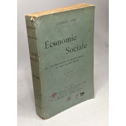 Economie sociale Les institutions du progrès social au début du...