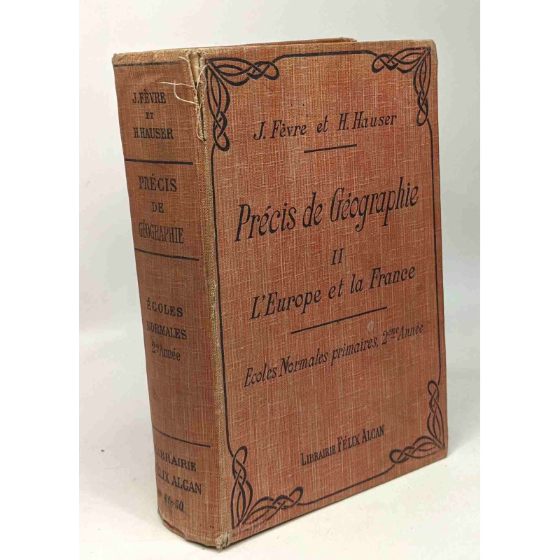Précis de géographie- écoles normales primaires - 2e année -...