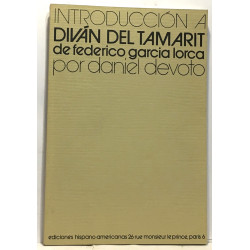 Introduccion a divan del tamarit de federico garcia lorca