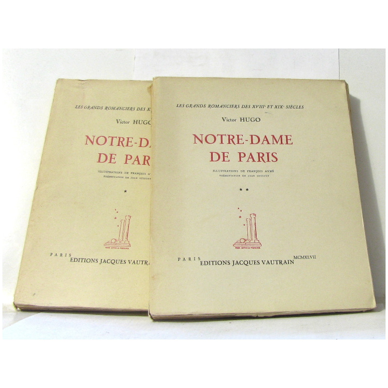 Notre-dame de paris tome I et II