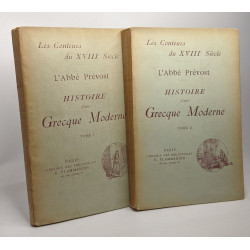 Histoire d'une grecque moderne - tome un et deux - illustrations...