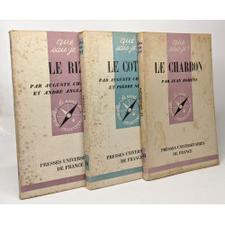 Le Charbon + Le Riz + Le Coton --- 3 livres