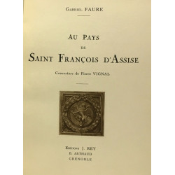 Au pays de Saint François d'Assise - couverture de Pierre Vignal