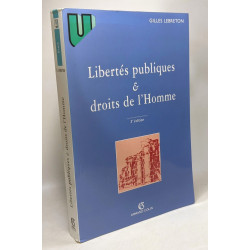Liberté publiques et droits de l'Homme (3e édition)