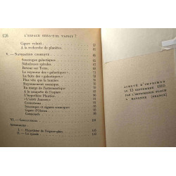 L'espace sera-t-il vaincu? avec 15 dessins dans le texte et 5...