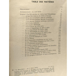 Histoire - Classes de 1re / lycées classiques modernes et techniques
