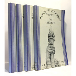 Revue historique de l'armée 4 numéros année 1979