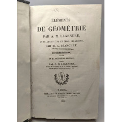 Eléments de géométrie Avec additions et modifications par M.A....