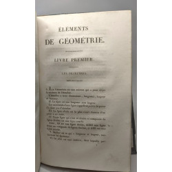 Eléments de géométrie Avec additions et modifications par M.A....